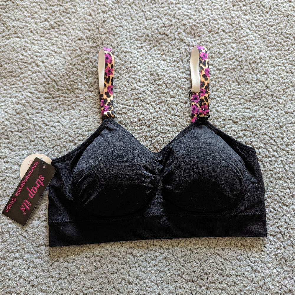 Strap-its black bra